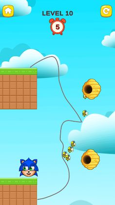 Rescue the Dog Blue Monster - Screenshot 1