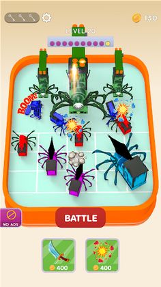 Monster Train Merge Battle 3D - Screenshot 4