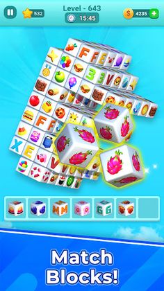 Cube Tile Match 3D Master - Screenshot 3
