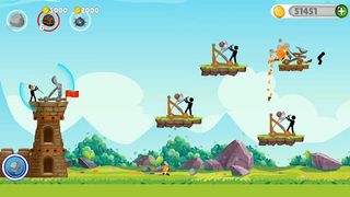 Stickman Catapult War - Screenshot 1