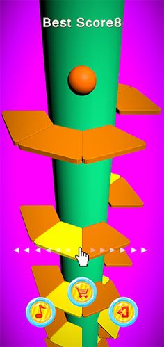 Ball Jump Tower 3D - Screenshot 1