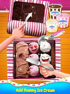 Ice Cream Cake Roll Maker - Screenshot 1