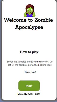 Zombie Apocalypse by Cello - Screenshot 1