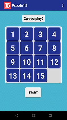 Puzzle 15 - Screenshot 1