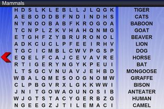 Word Search Animals - Screenshot 1