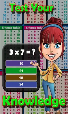 Times Tables Maths Quiz - Screenshot 2