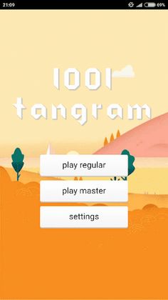 1001 Tangram puzzles game - Screenshot 1