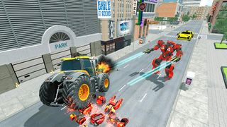Tractor Robot Transforms Games - Screenshot 2