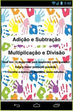Operações Básicas da Matemátic - Screenshot 1