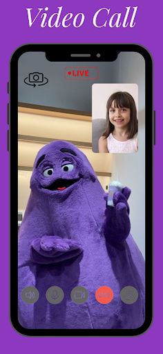 Grimace Shake Video Prank Call - Screenshot 1