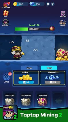 Taptap Mining2 - Screenshot 1