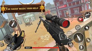 Western Sniper 3D FPS Gun Game - Screenshot 2