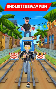 Subway Train Surf : Running Ga - Screenshot 1