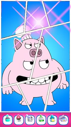 Chef Pigster coloring Book Pig - Screenshot 2