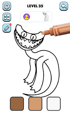 Rainbow Friends 2 Coloring - Screenshot 4