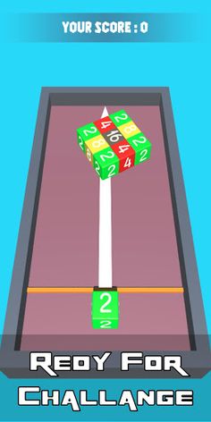 2048 Cube Combine 3D - Fire Cu - Screenshot 1