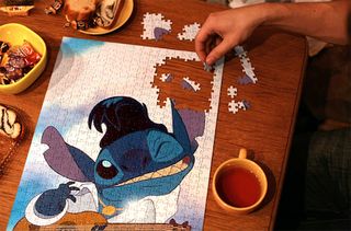 Cute Blue Koala Jigsaw Puzzle - Screenshot 1