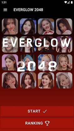 EVERGLOW 2048 Game - Screenshot 1