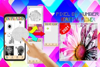 Beautiful Flower Pixel Art - Screenshot 1