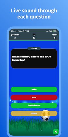 Asian Cup Quiz - Screenshot 4