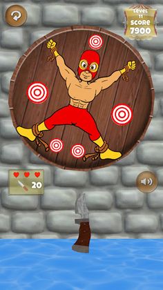 Classic Knife Throwing Game - Screenshot 2