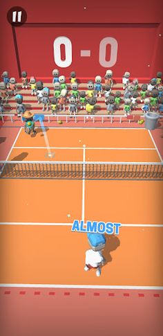 Cartoon Tennis : Funny Tennis - Screenshot 2