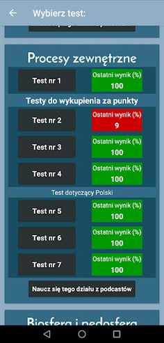 Testy maturalne z geografii - Screenshot 3