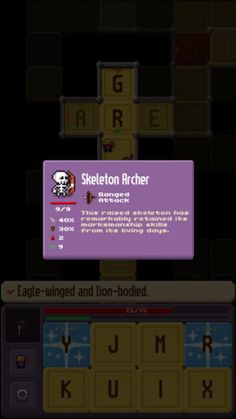 Crossword Dungeon - Screenshot 2