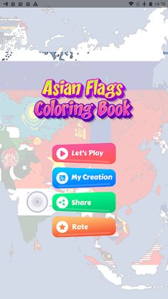coloring flag asian countries - Screenshot 1