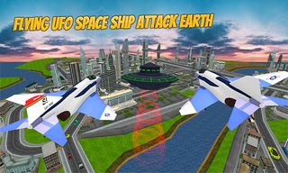 Flying UFO Robot Game:Aliens - Screenshot 3