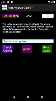 The Film Awards Quiz E+ - Screenshot 4
