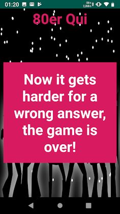 Eighties quiz - Screenshot 1