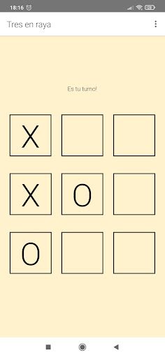 M07UF2 - Tres en raya - Screenshot 2