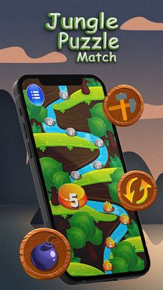 Jungle Puzzle Match - Screenshot 2