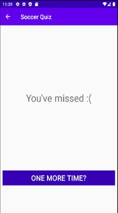 MyFootballQuiz - Screenshot 3