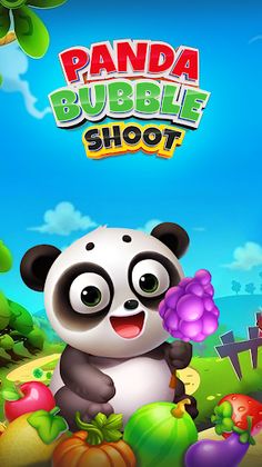 Panda Fruit Bubble Pop Shoot - Screenshot 1