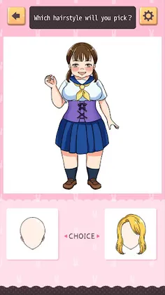 Dress up with the cute girls! - Screenshot 2