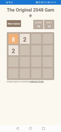 The Original 2048 Game - Screenshot 1
