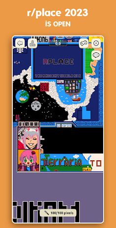 R Place - Pixel Battle Online - Screenshot 1