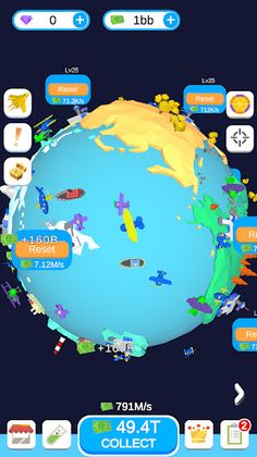 Idle Plane World 3D - Screenshot 3