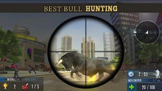 Angry Bull Attack Shooting - Screenshot 2