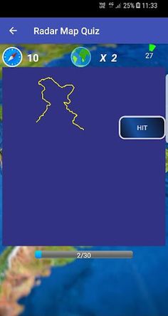 Radar Map Quiz - Screenshot 4
