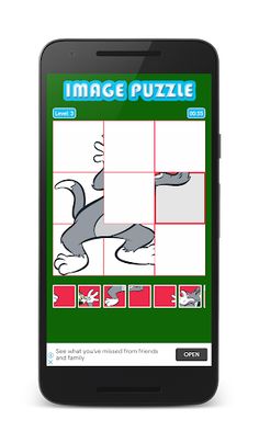 Image Puzzle - Tom and Jerry - Screenshot 1