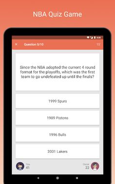 Fan Quiz for NBA - Screenshot 4