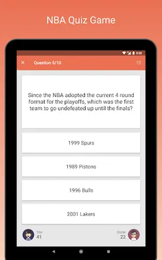 Fan Quiz for NBA - Screenshot 4