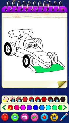 Cars Coloring Book - Screenshot 2