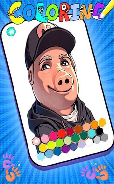 John Pork Coloring - Screenshot 1