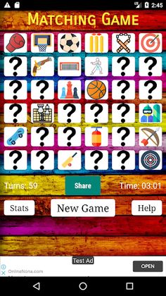 Sports Matching Game - Screenshot 2