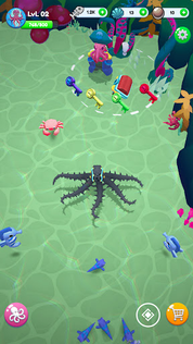 Octopus Invasion: Eat & Evolve - Screenshot 1