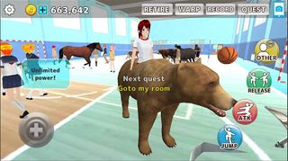 Animal School Simulator. girls - Screenshot 1